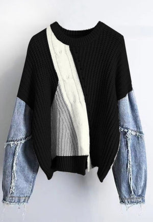 Denim Slopes Sweater